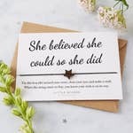 ECO SHE BELIEVED Wish Bracelet